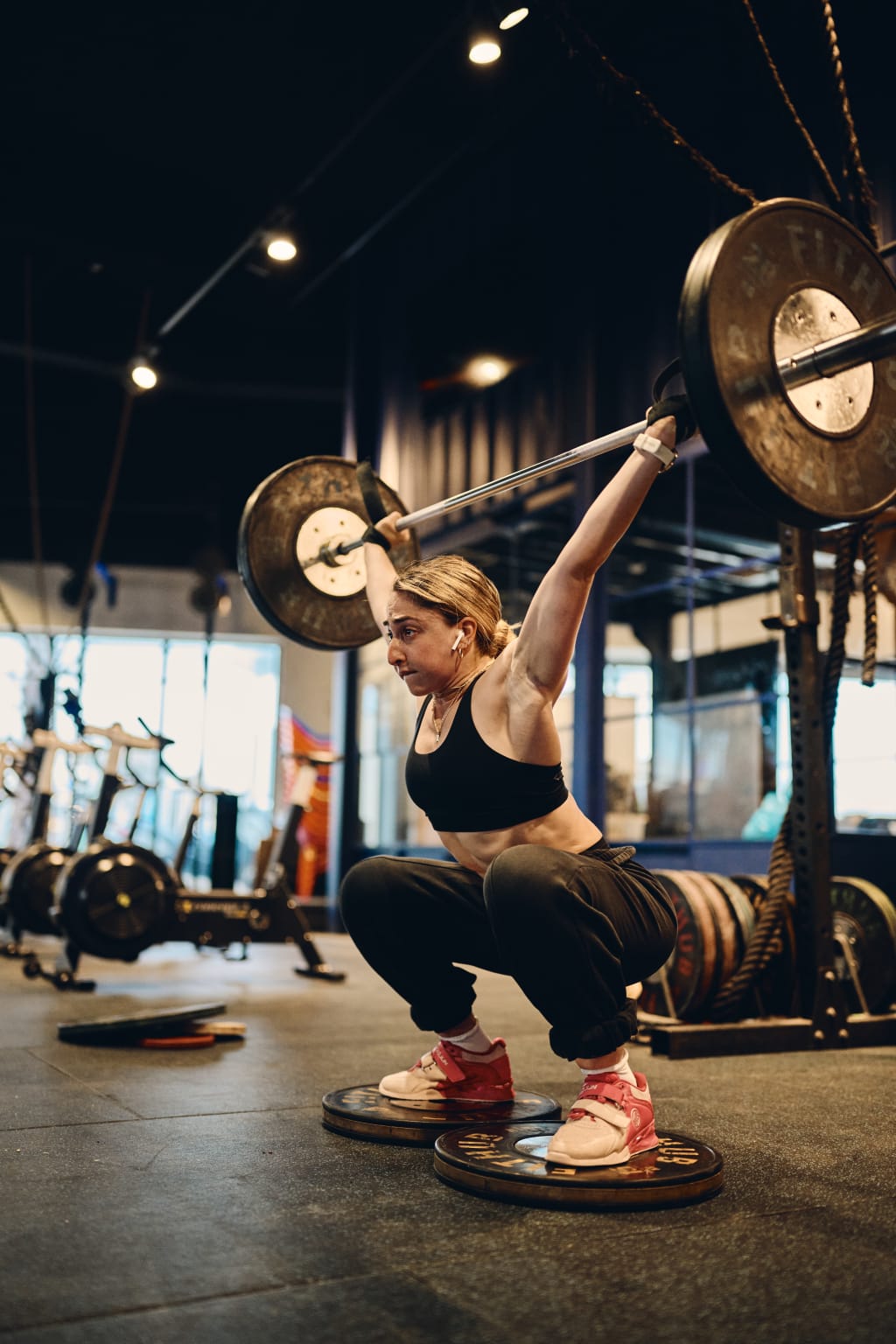 Athlete training at FitHub CrossFit REP, a CrossFit gym in Austin, TX