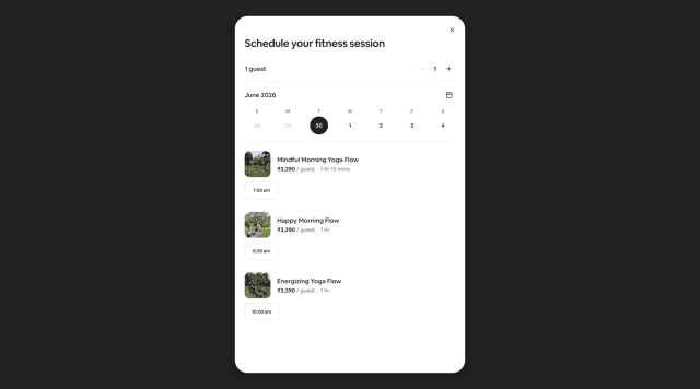 Scheduling Session