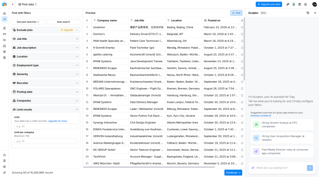Find jobs