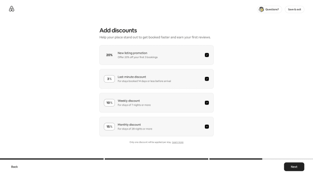 Add discount