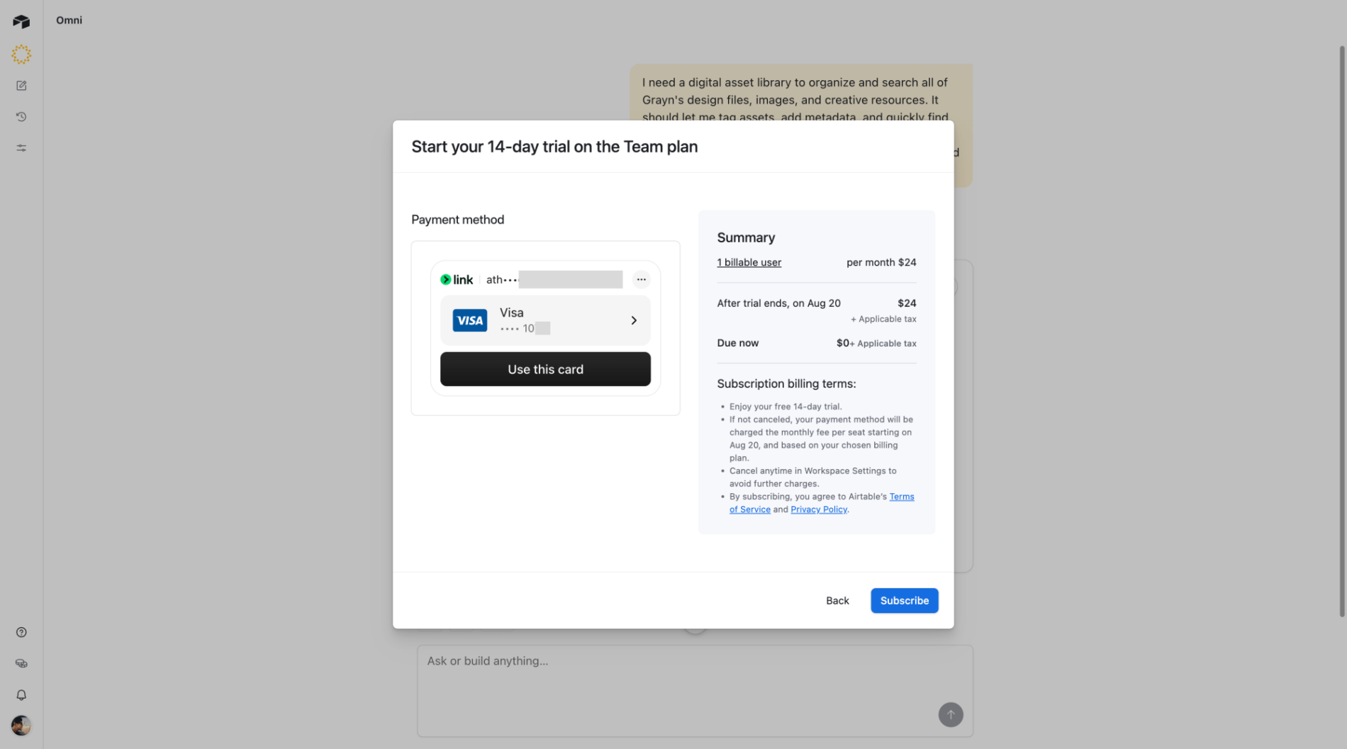 Payment