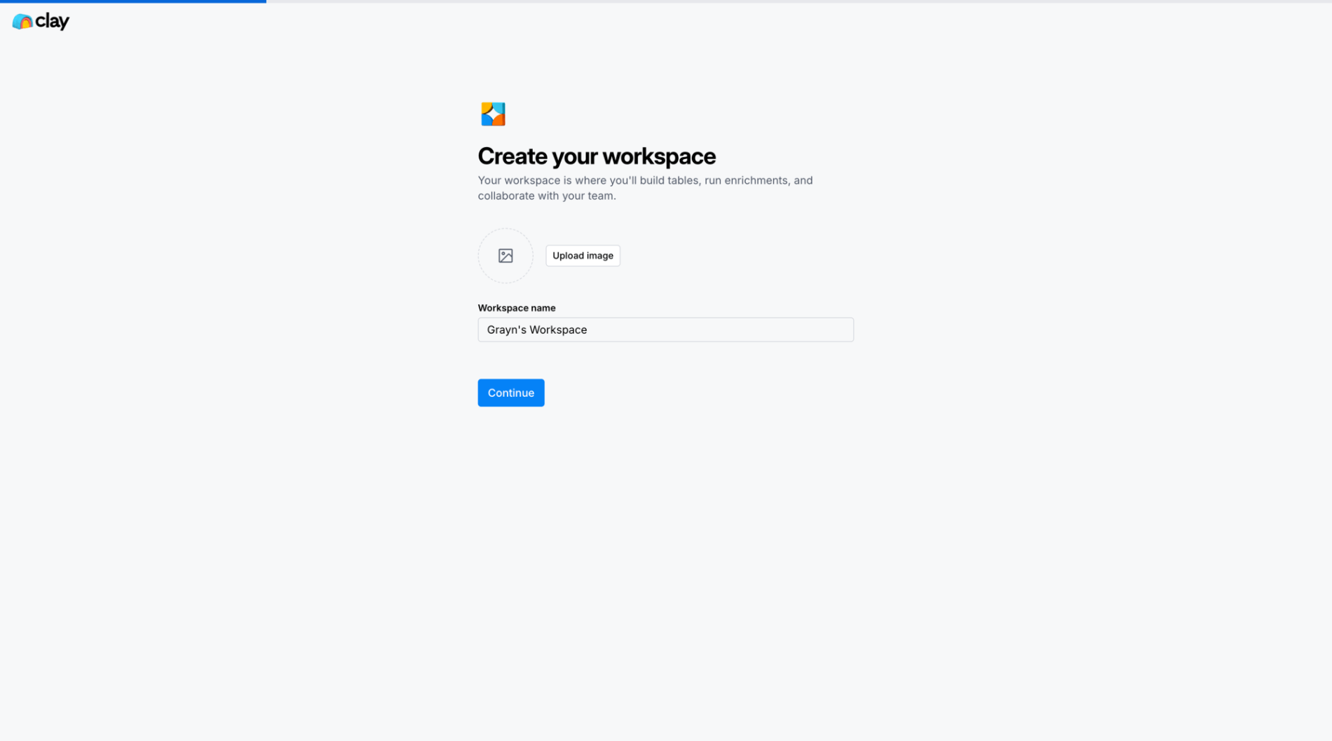 Create workspace