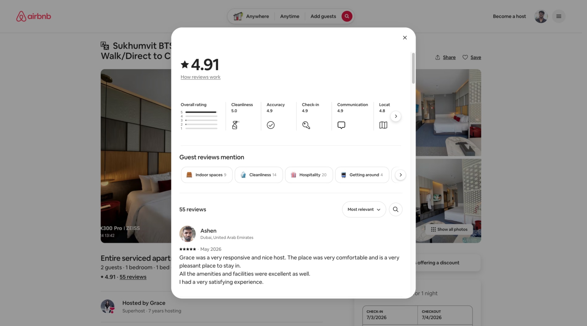 Reviews Modal