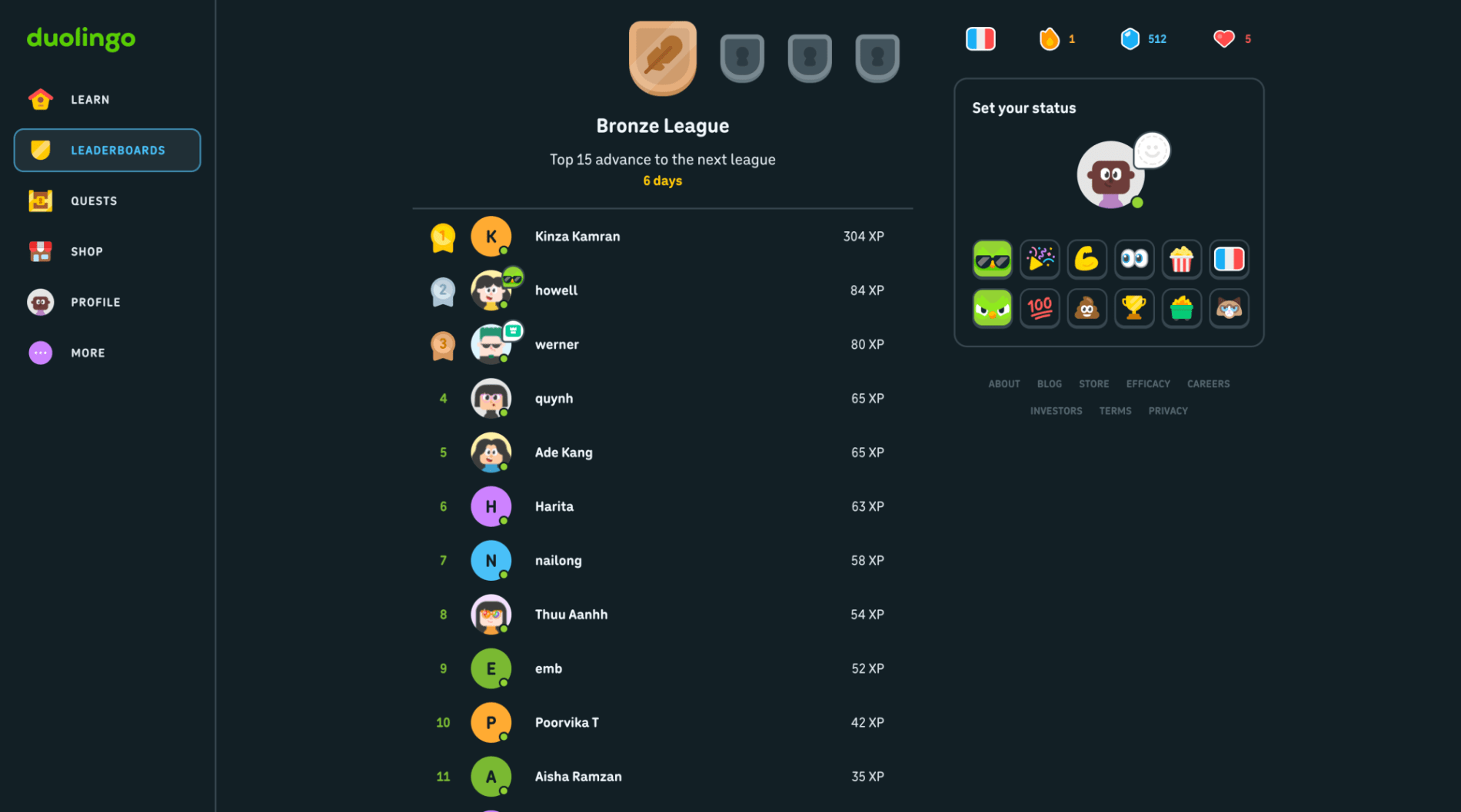Leaderboards