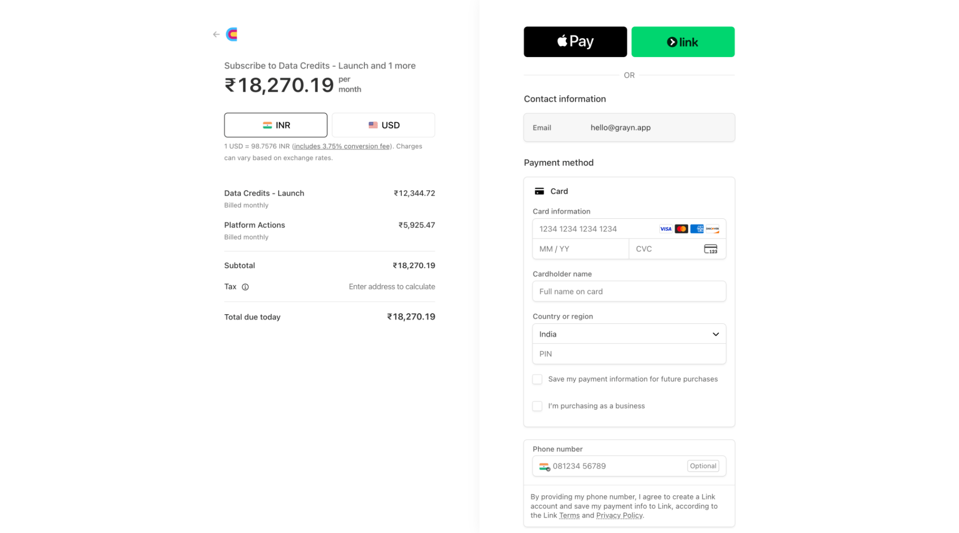 Payment
