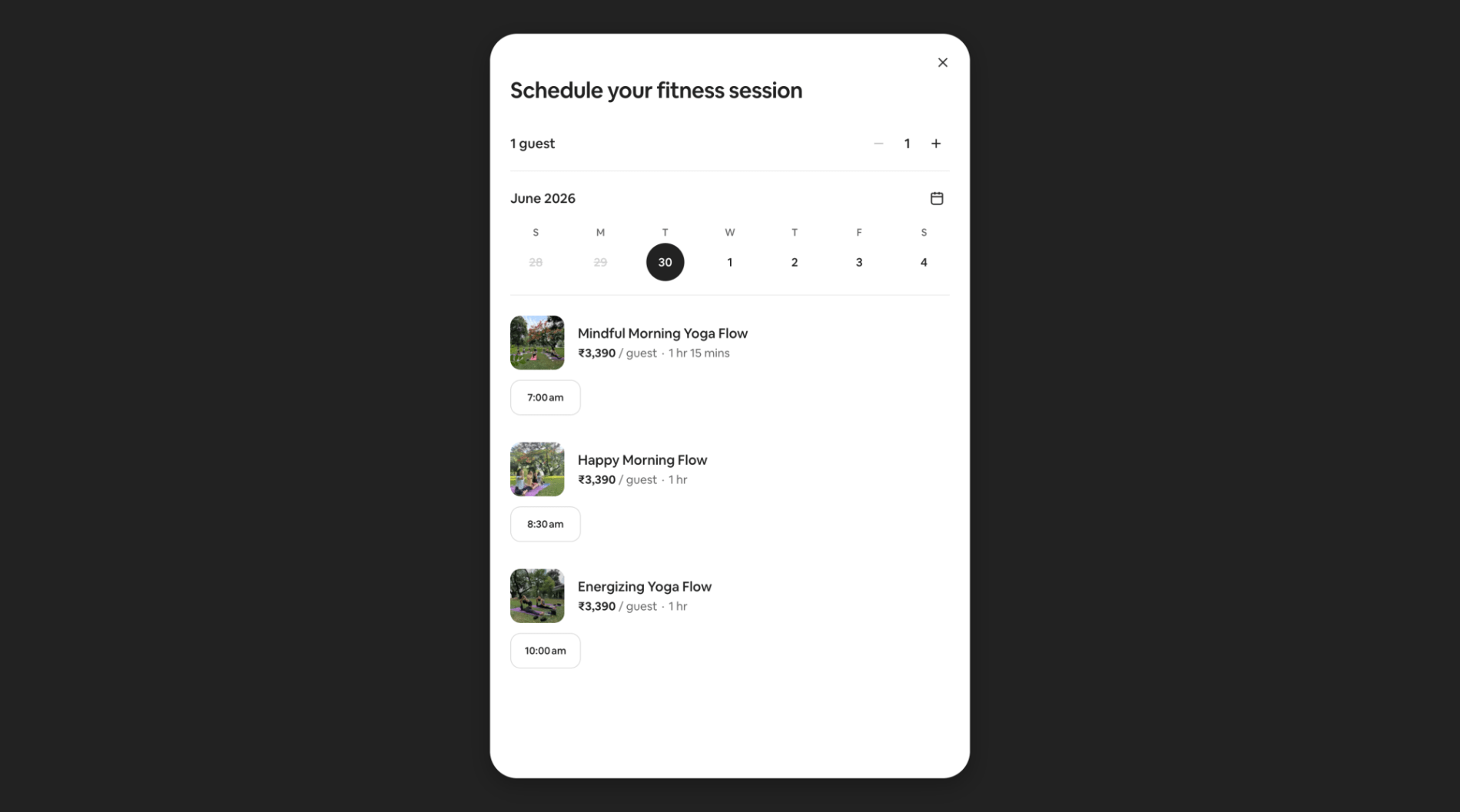 Scheduling Session