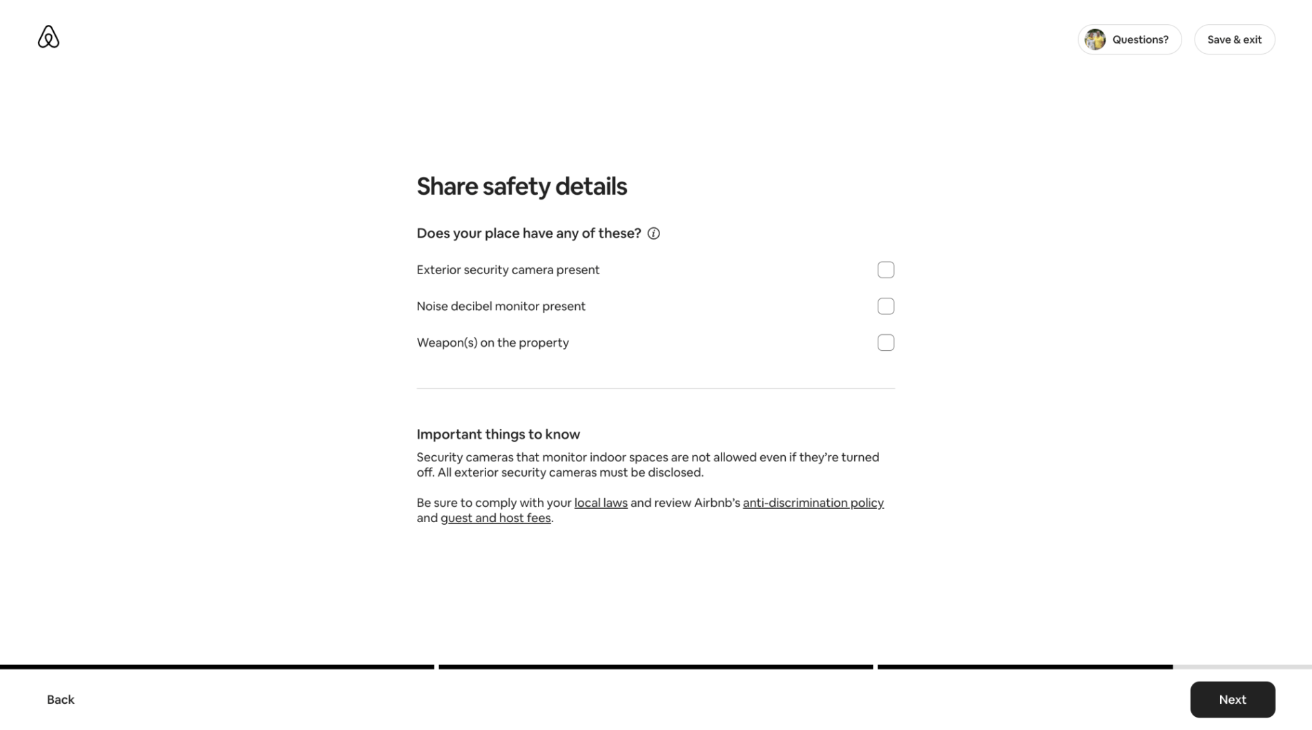 Safety Details