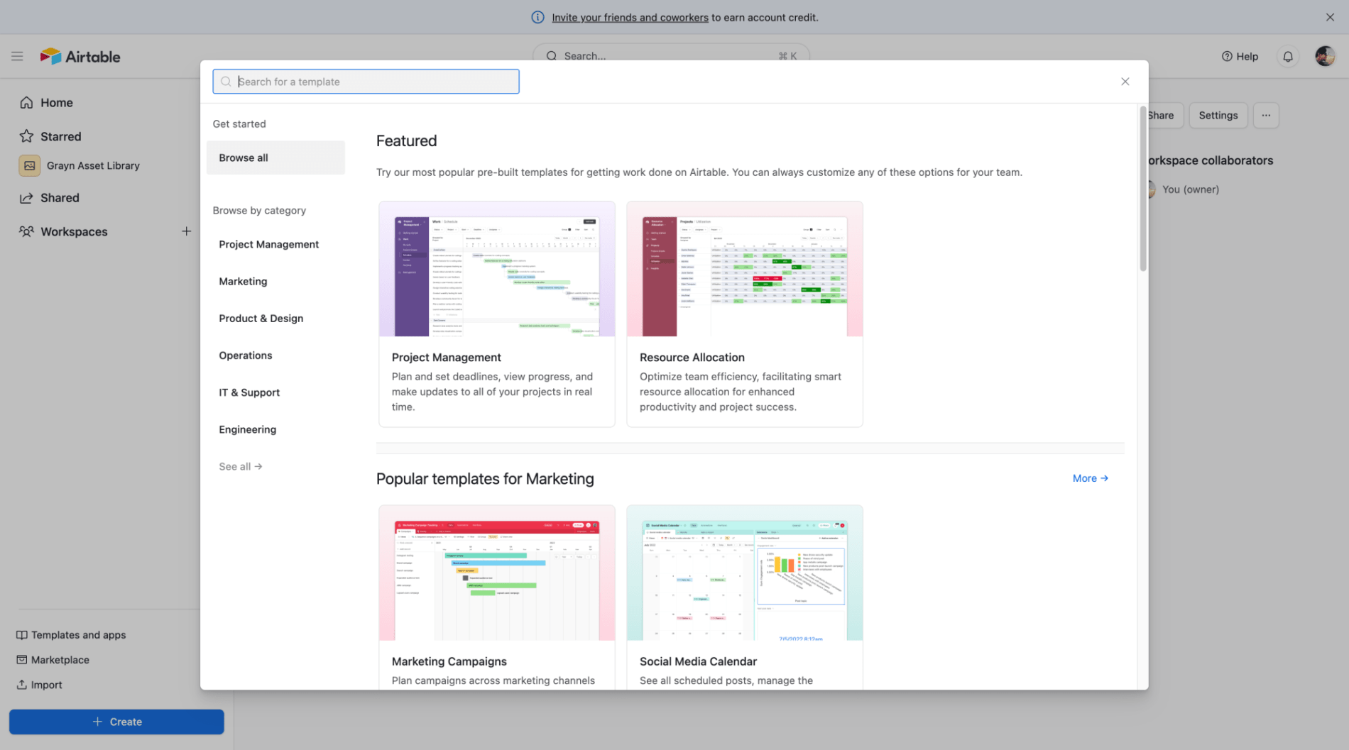 Templates & Apps