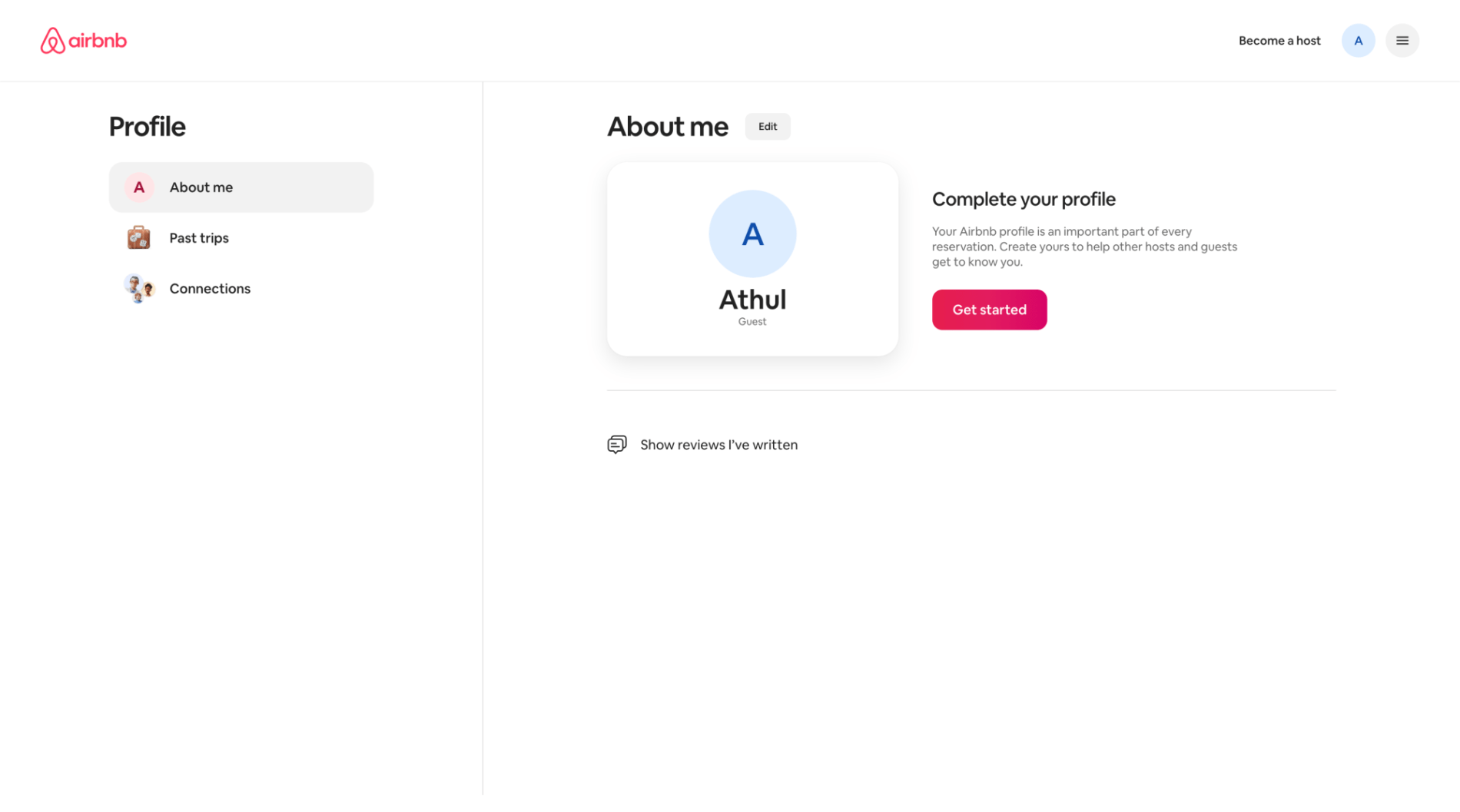 Setup profile