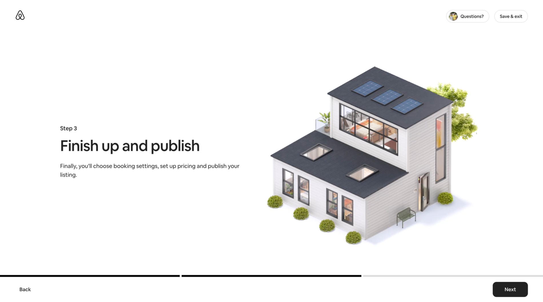 Finish & publish