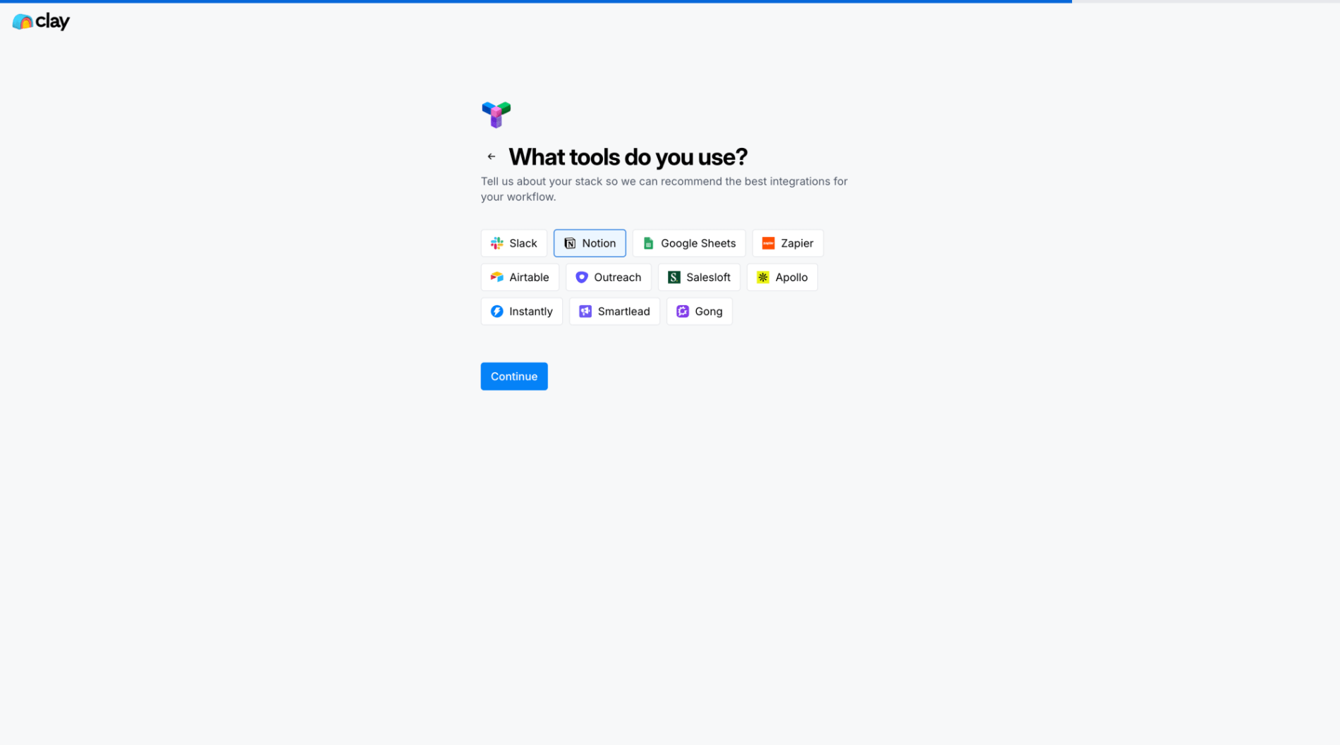 Select tools