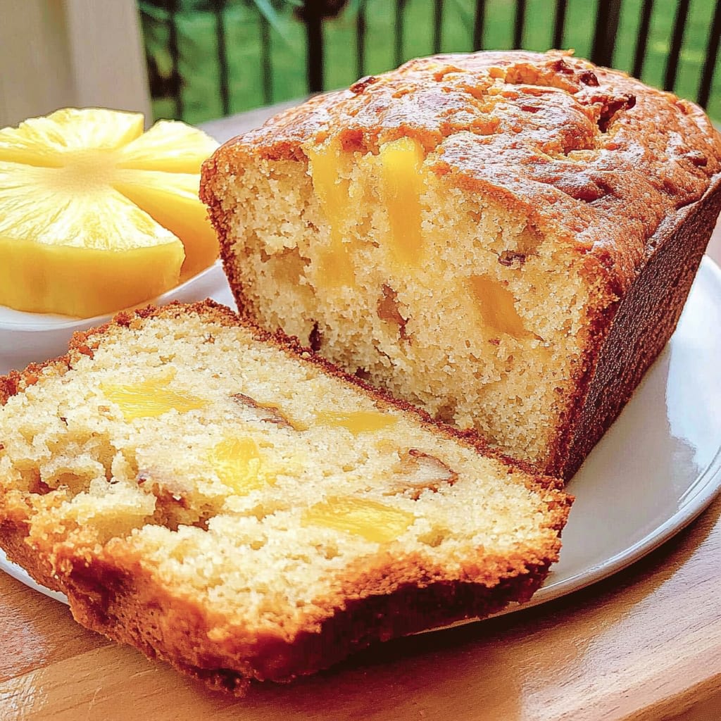 Pineapple Quick Bread: Delightfully Moist and Tropical
