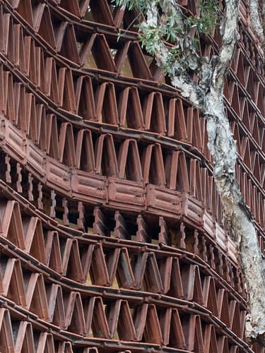 used terracotta exterior design