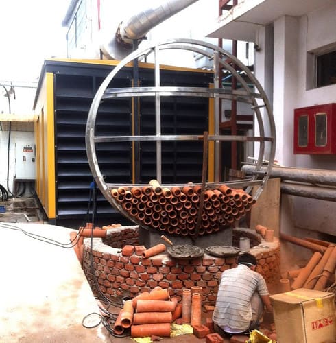 air cooler terracotta construction