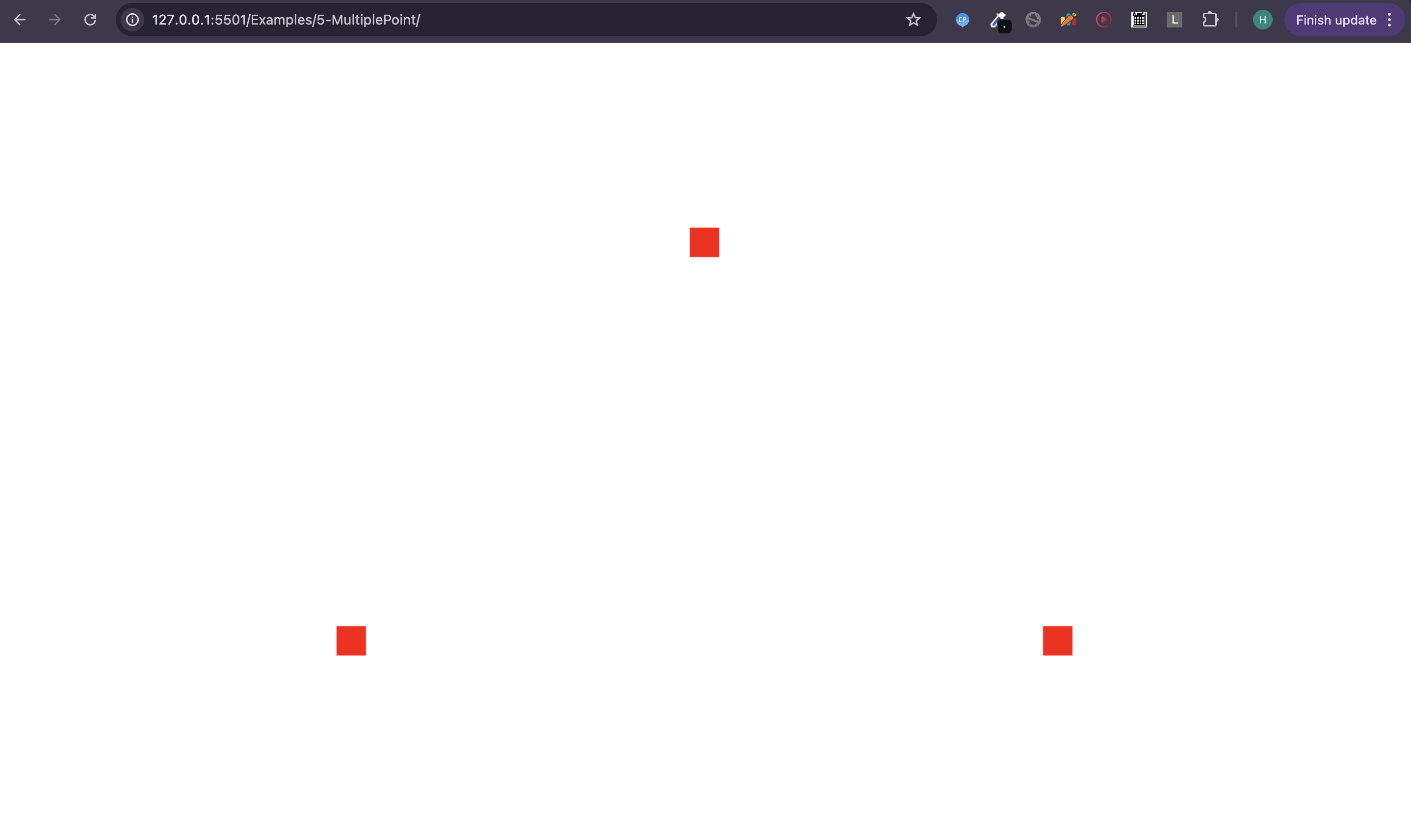 Final result: draw multiple points