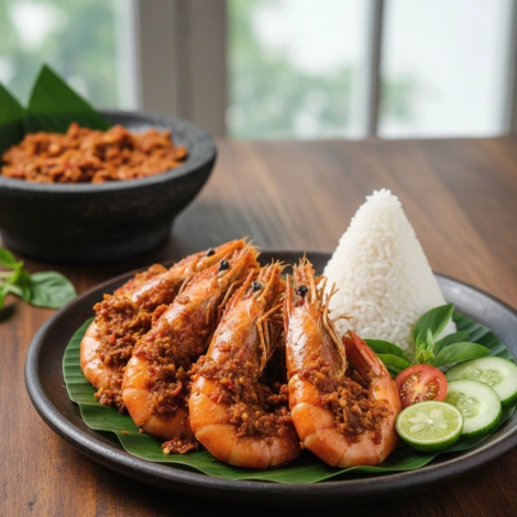 Udang Penyet