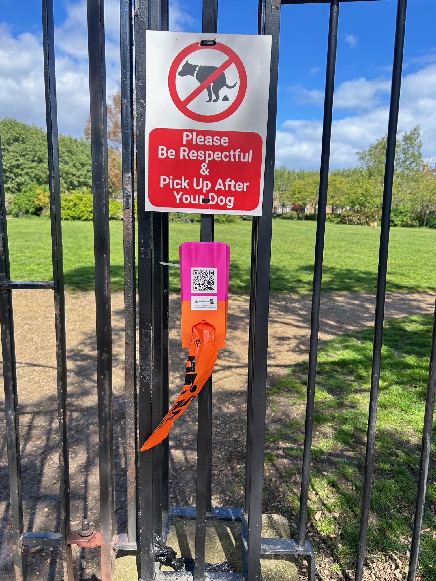 Dispenser at riverside