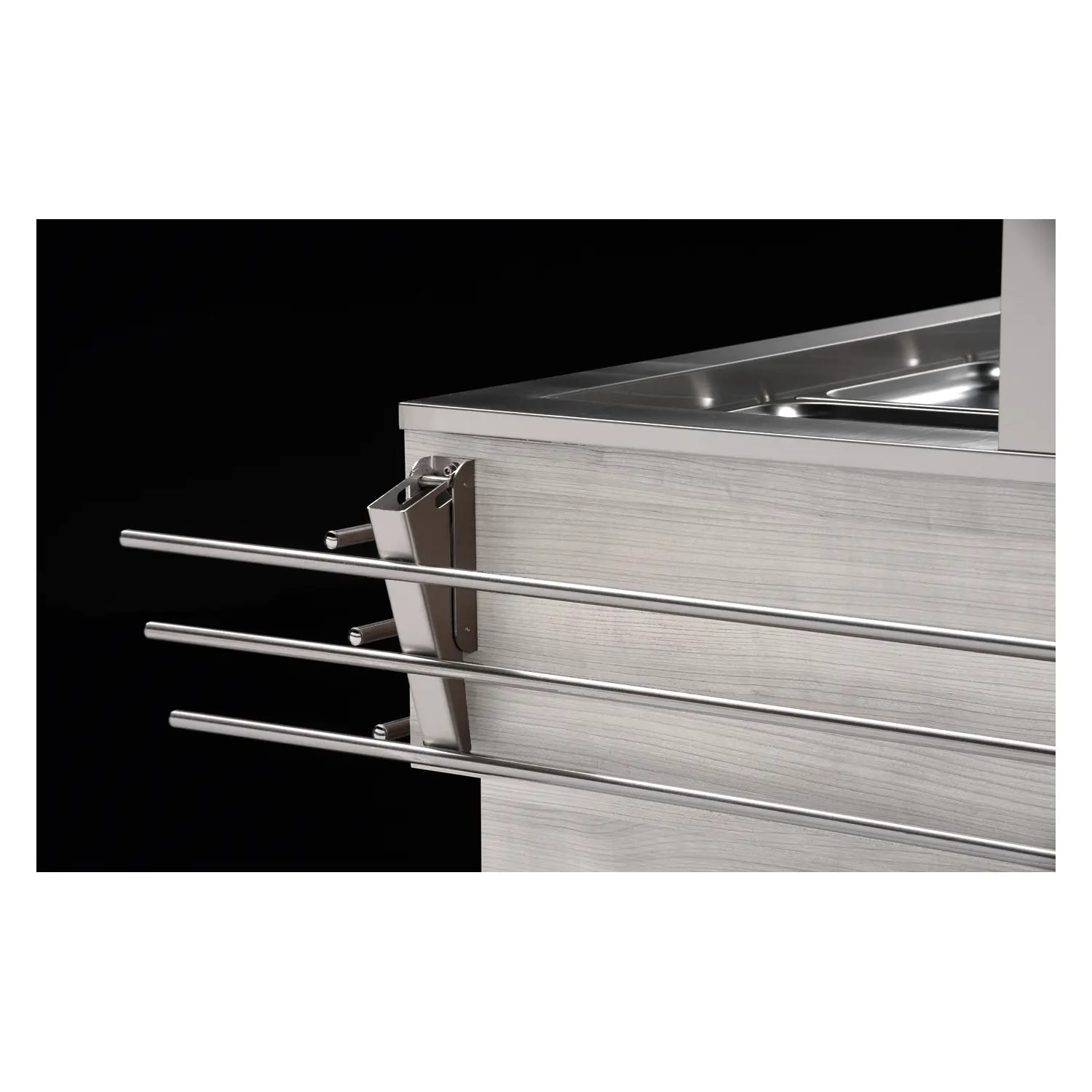 Raft inox, lateral