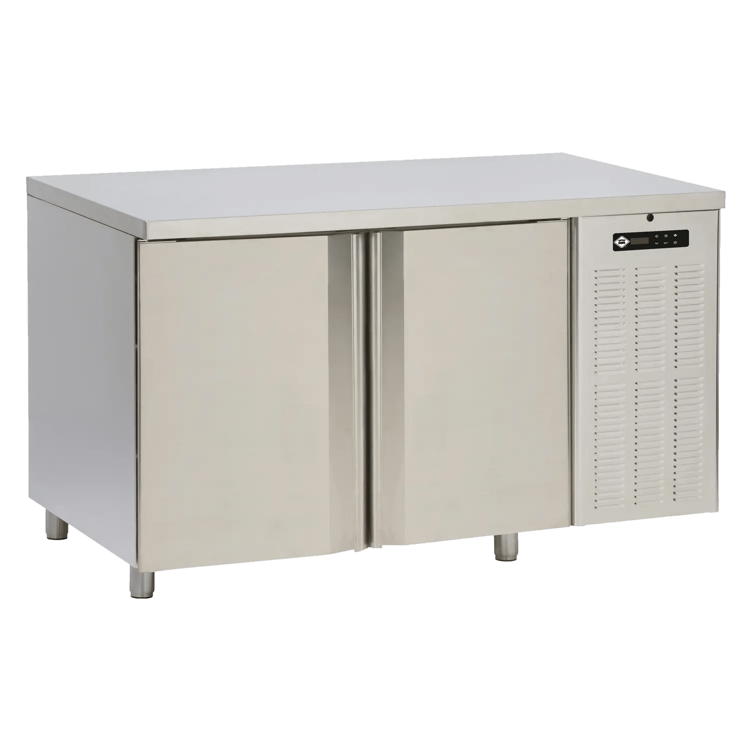 Banc de congelare GN 1/1, 2 uși, fără panou antistropi, oțel inoxidabil 230 V