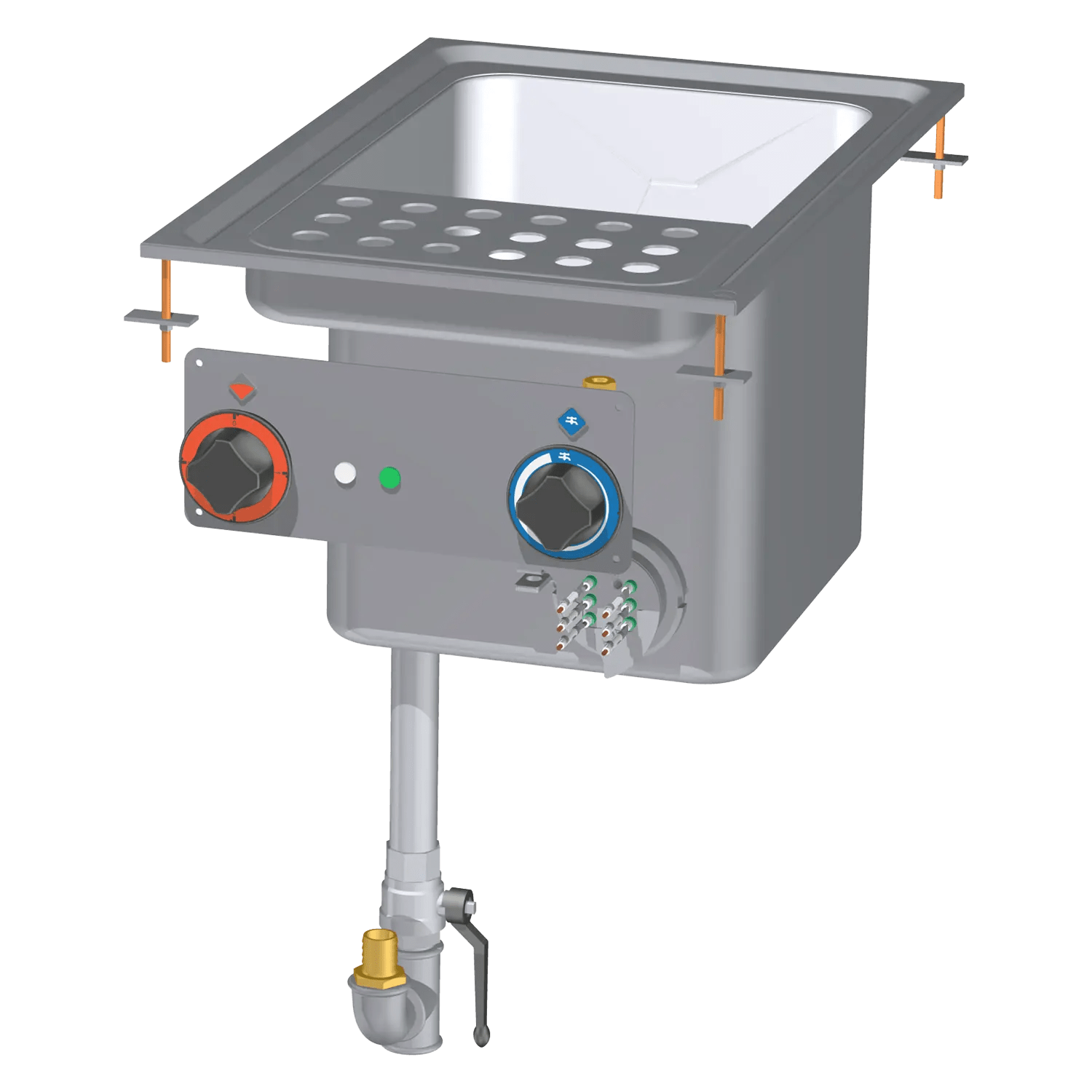 Fierbător paste drop-in electric 25 l fără dulap 400 V