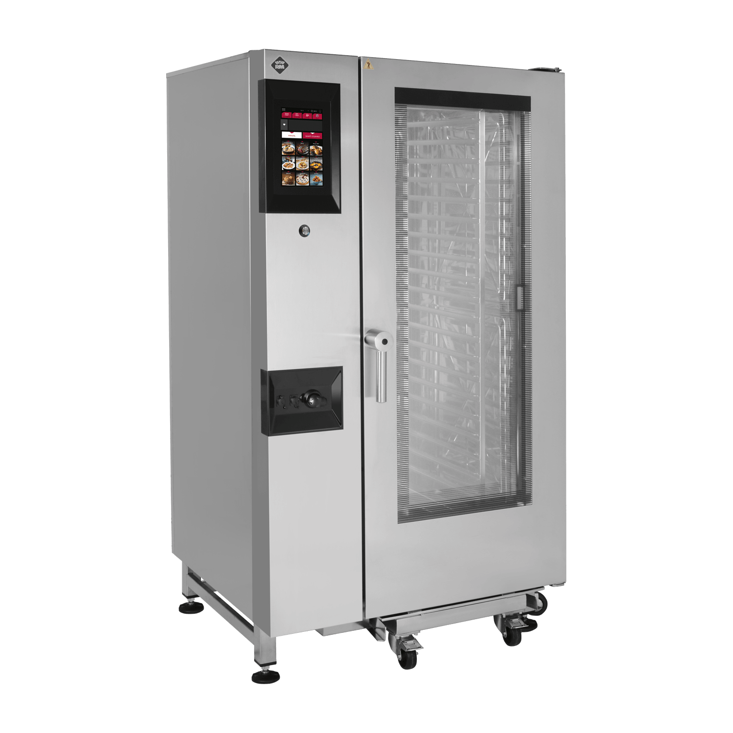 Cuptor cu convecție STEAMBOX pe gaz 20x GN 1/1 boiler ecran tactil color curățare automată ecran 10"
