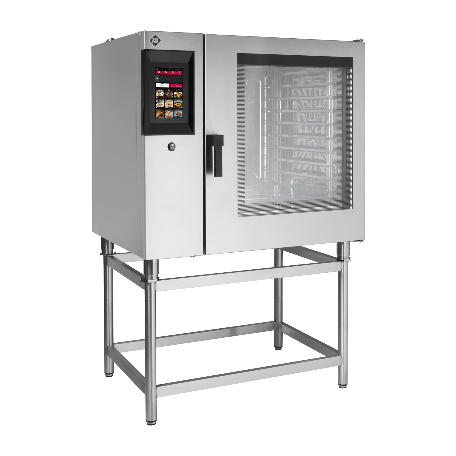 Cuptor cu convecție STEAMBOX electric 10x GN 2/1 boiler ecran tactil color curățare automată ecran 10"