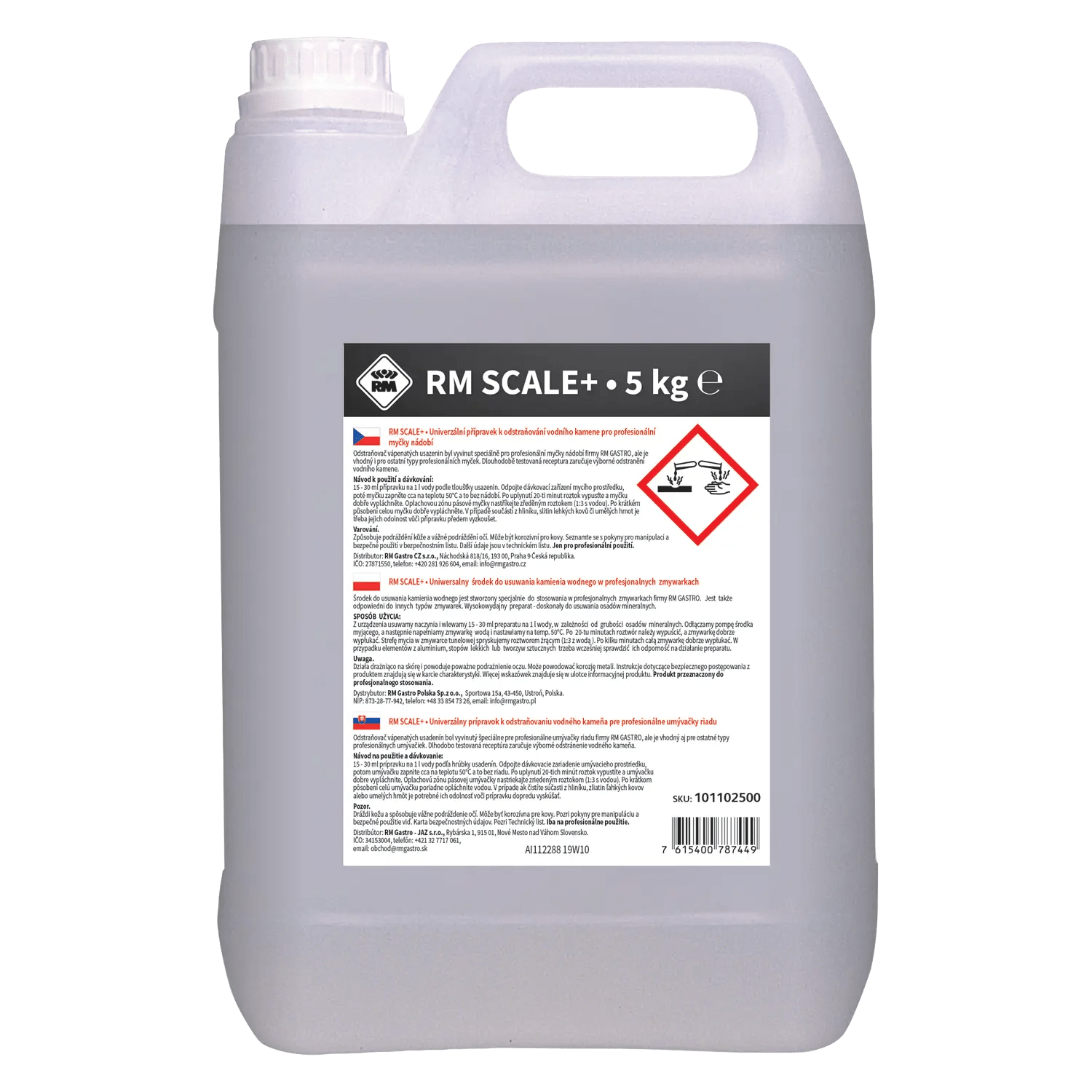 Soluție anticalcar 5 kg