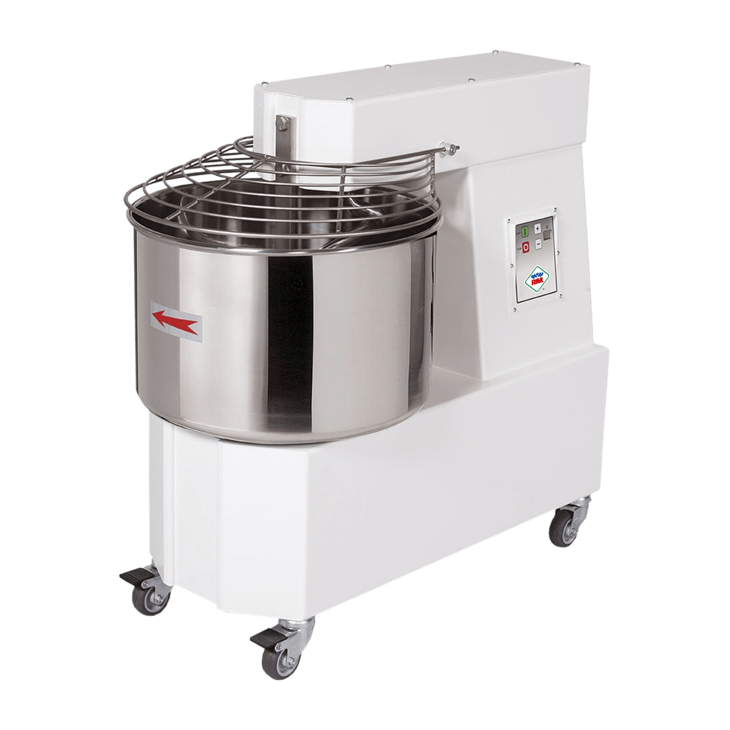 Malaxor spiral cu frământător 2 viteze castron detașabil 75 l 400 V