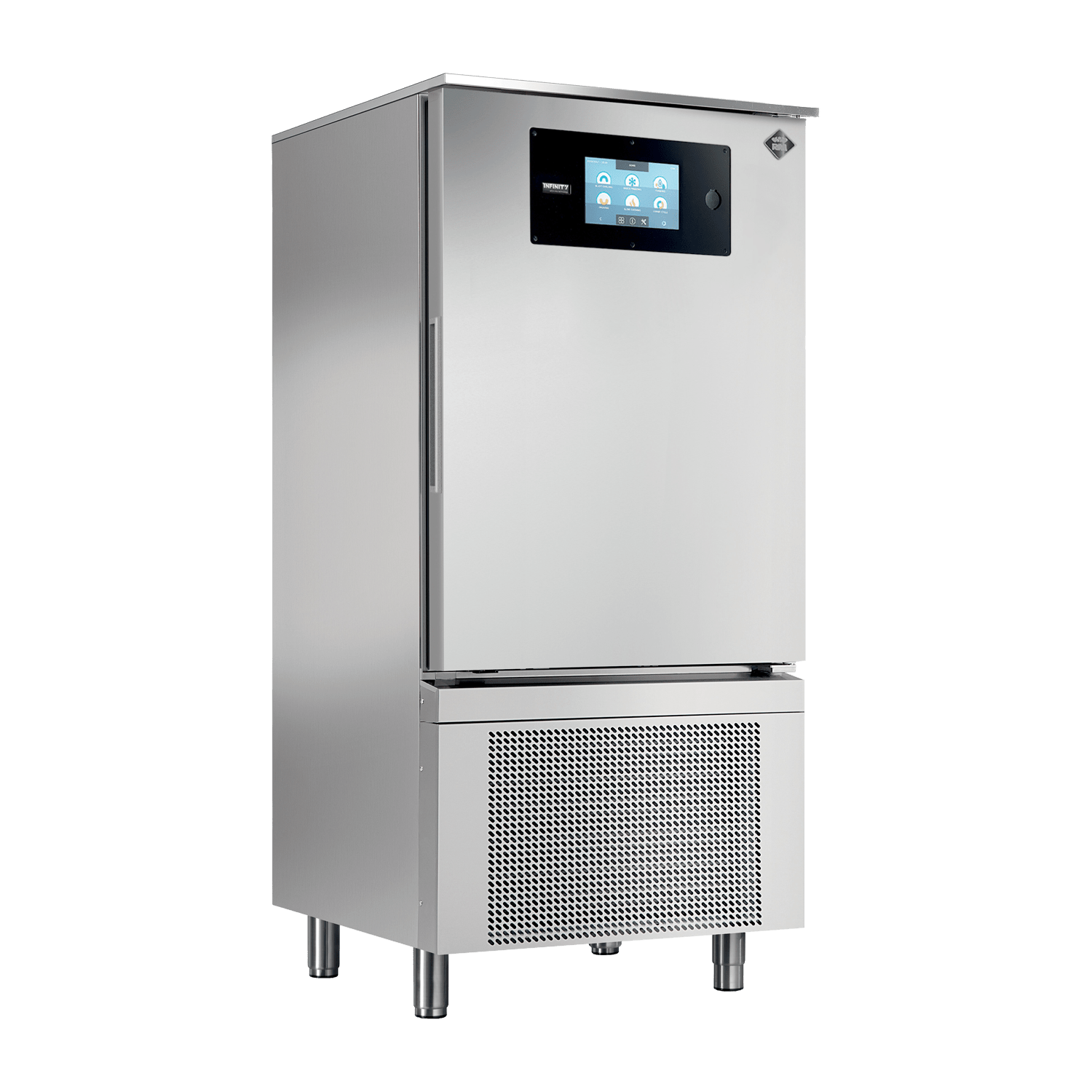 Răcitor rapid 10x GN 2/1 panou de control tactil 230 V, ușă cu balamale pe dreapta