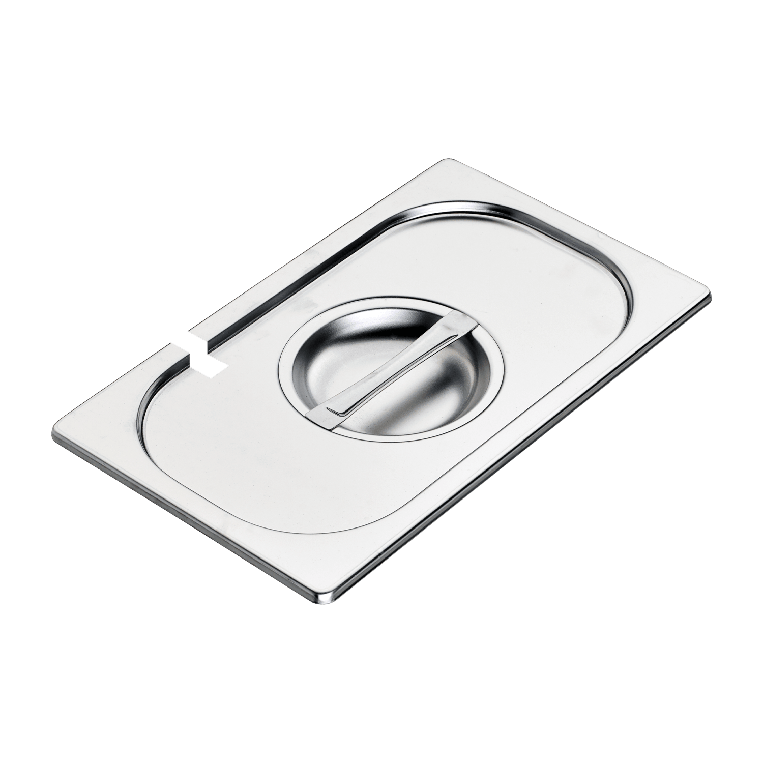 Capac GN 1/4 crestat pentru lingură inox