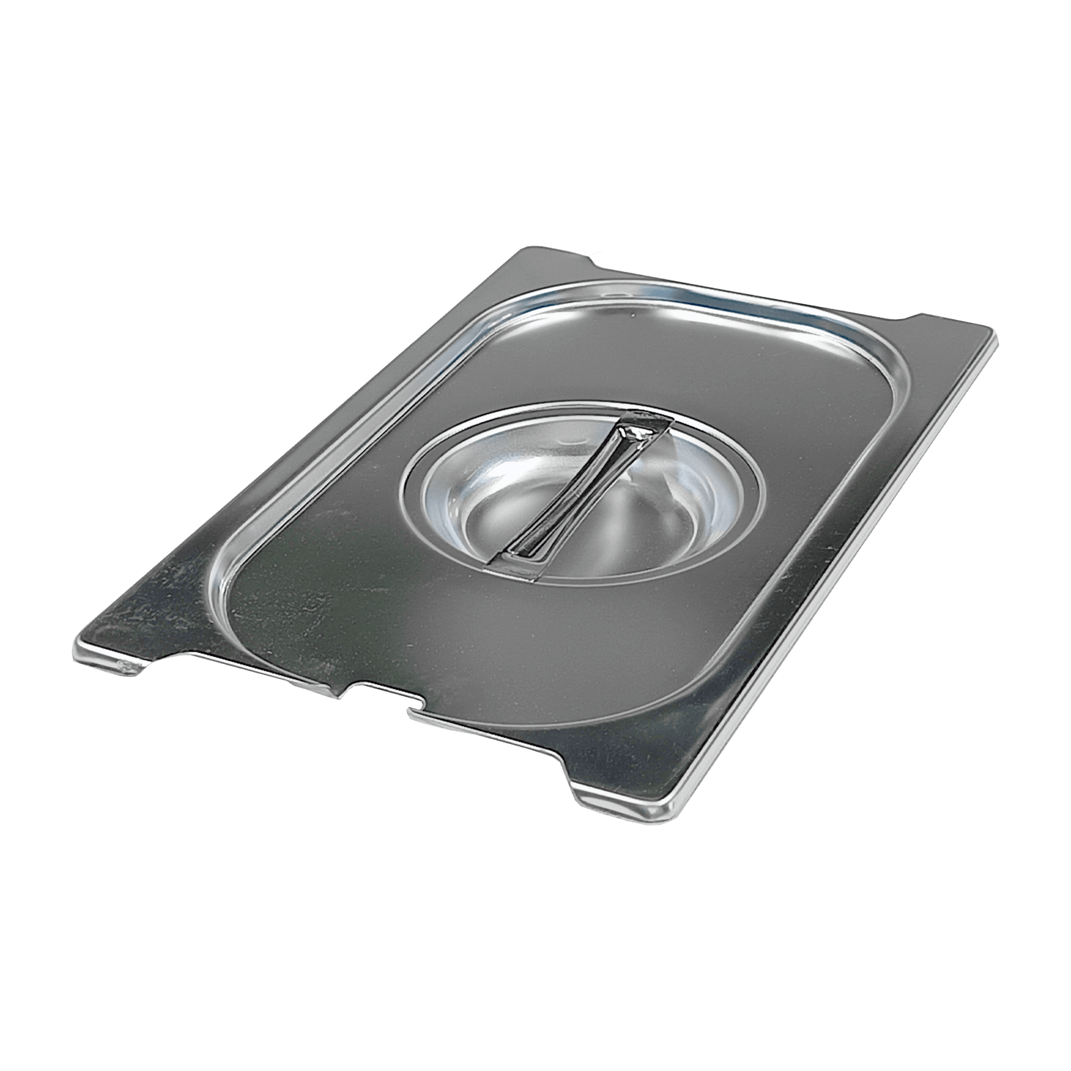 Capac GN 1/4 cu crestătură pentru mânere lingură inox
