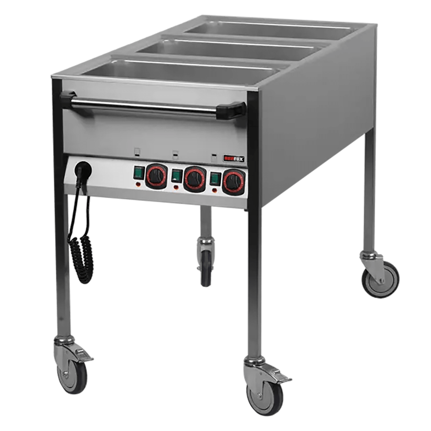 Bain-marie electric GN 3-1/1 comenzi pe latura scurtă