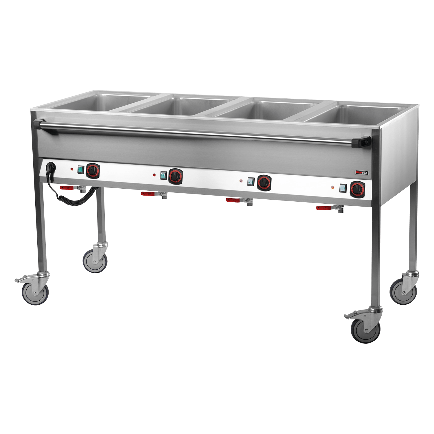 Bain-marie electric GN 4-1/1 comenzi pe latura lungă