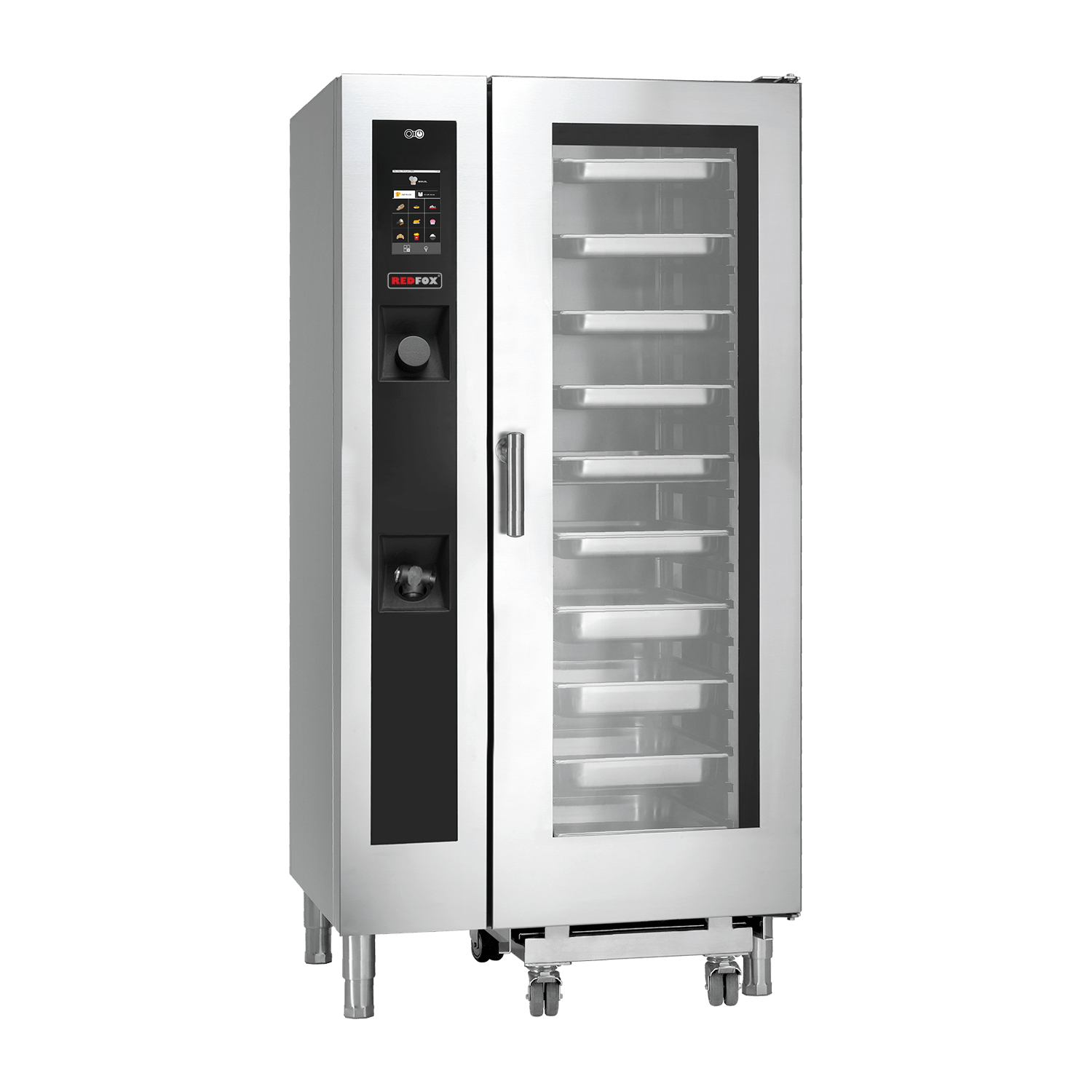 Cuptor cu convecție electric 20x GN 1/1 Spray, display color tactil, ușă dreapta