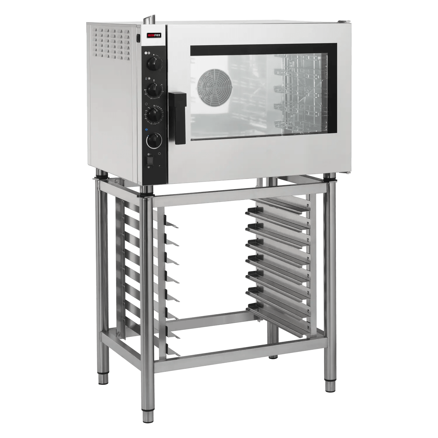 Cuptor combi convecție abur electric 5x GN 1/1 electromecanic, abur direct 400 V