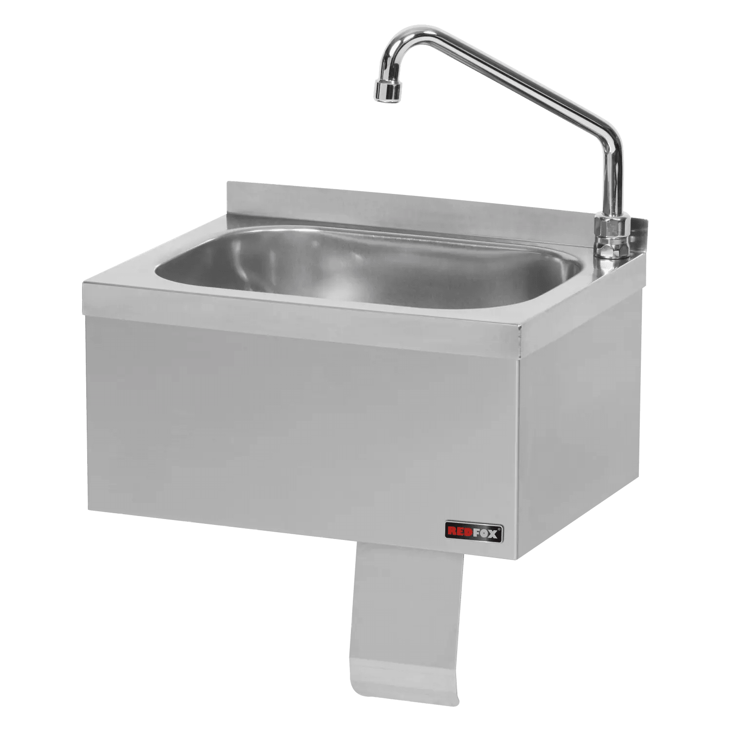 Chiuvetă inox acționare cu genunchiul