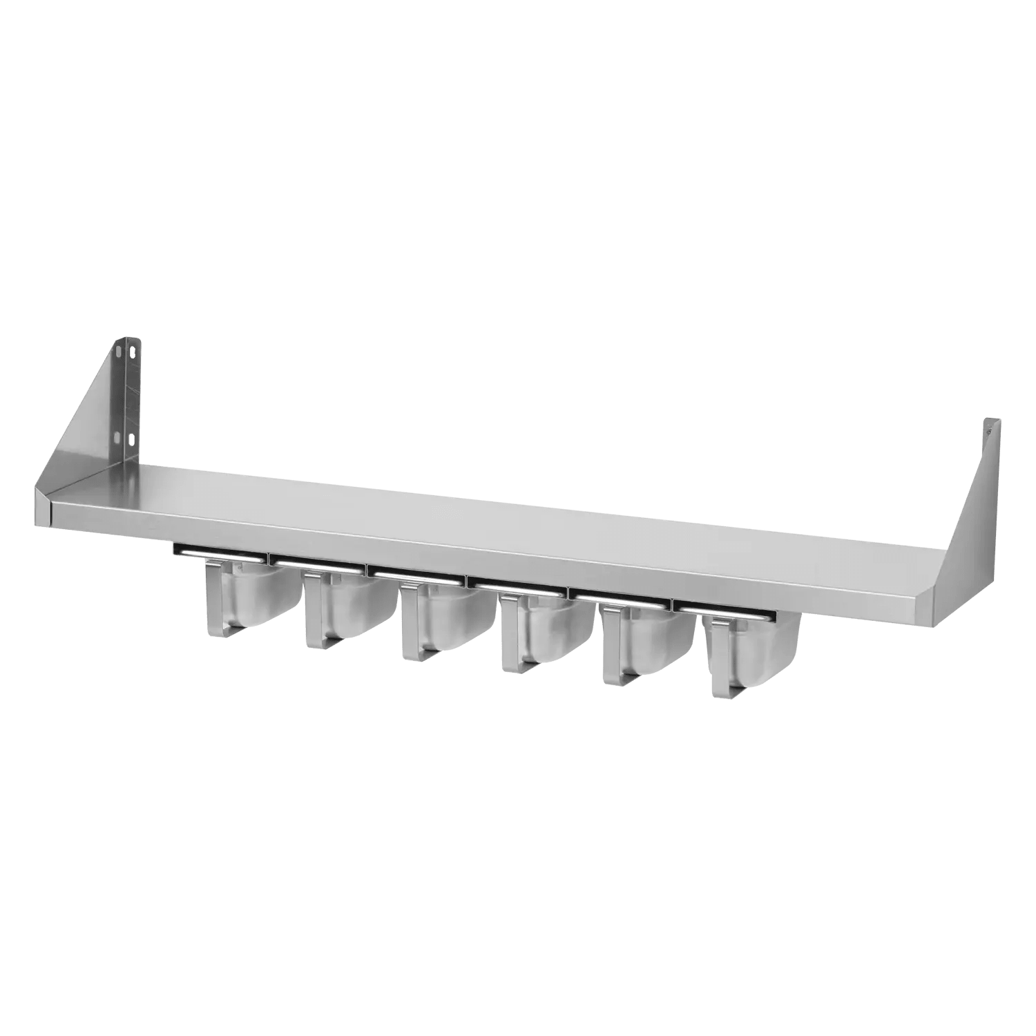Raft cu recipient condimente 4x GN 1/4