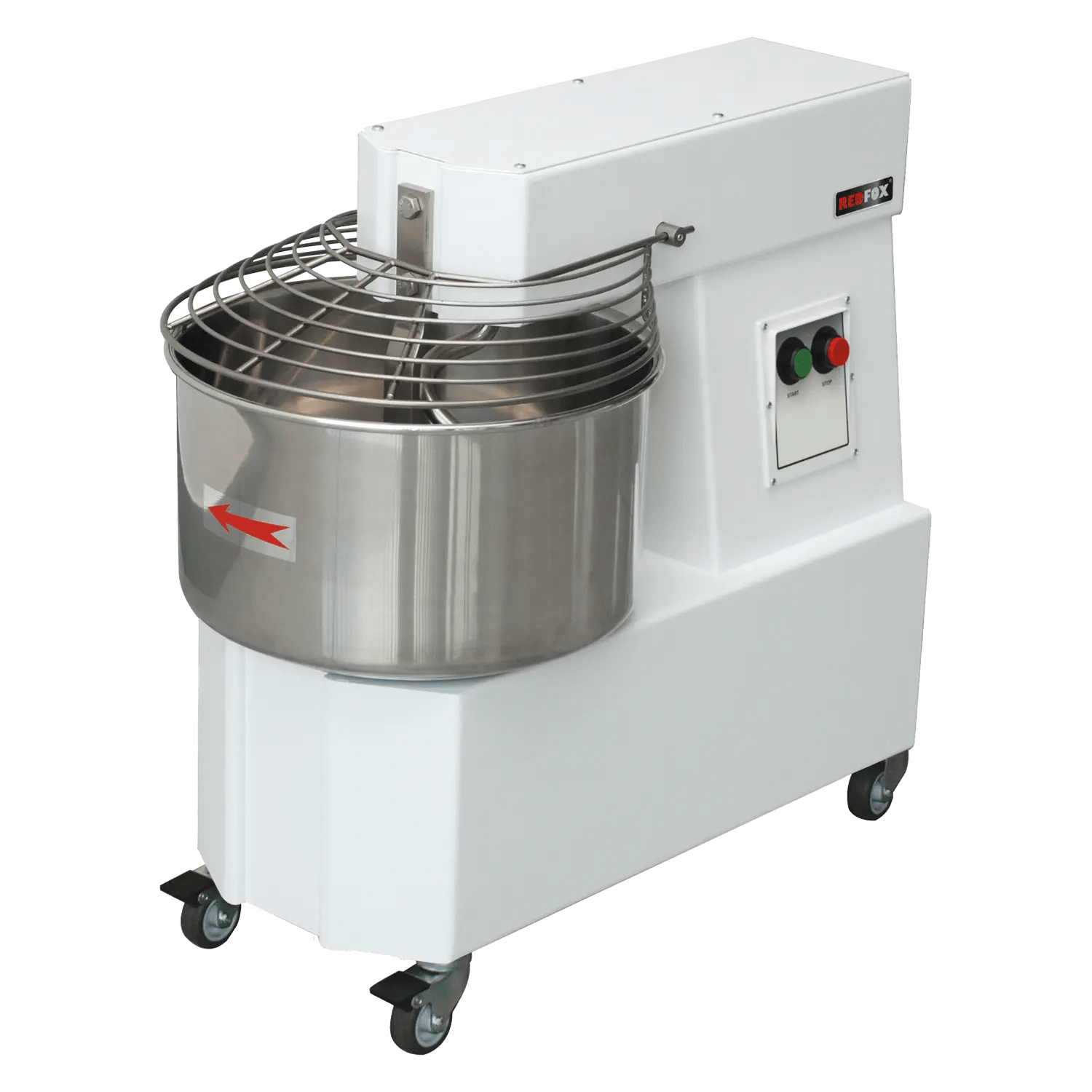 Malaxor spiral cu frământător 1 viteză cap fix 15 l 400 V
