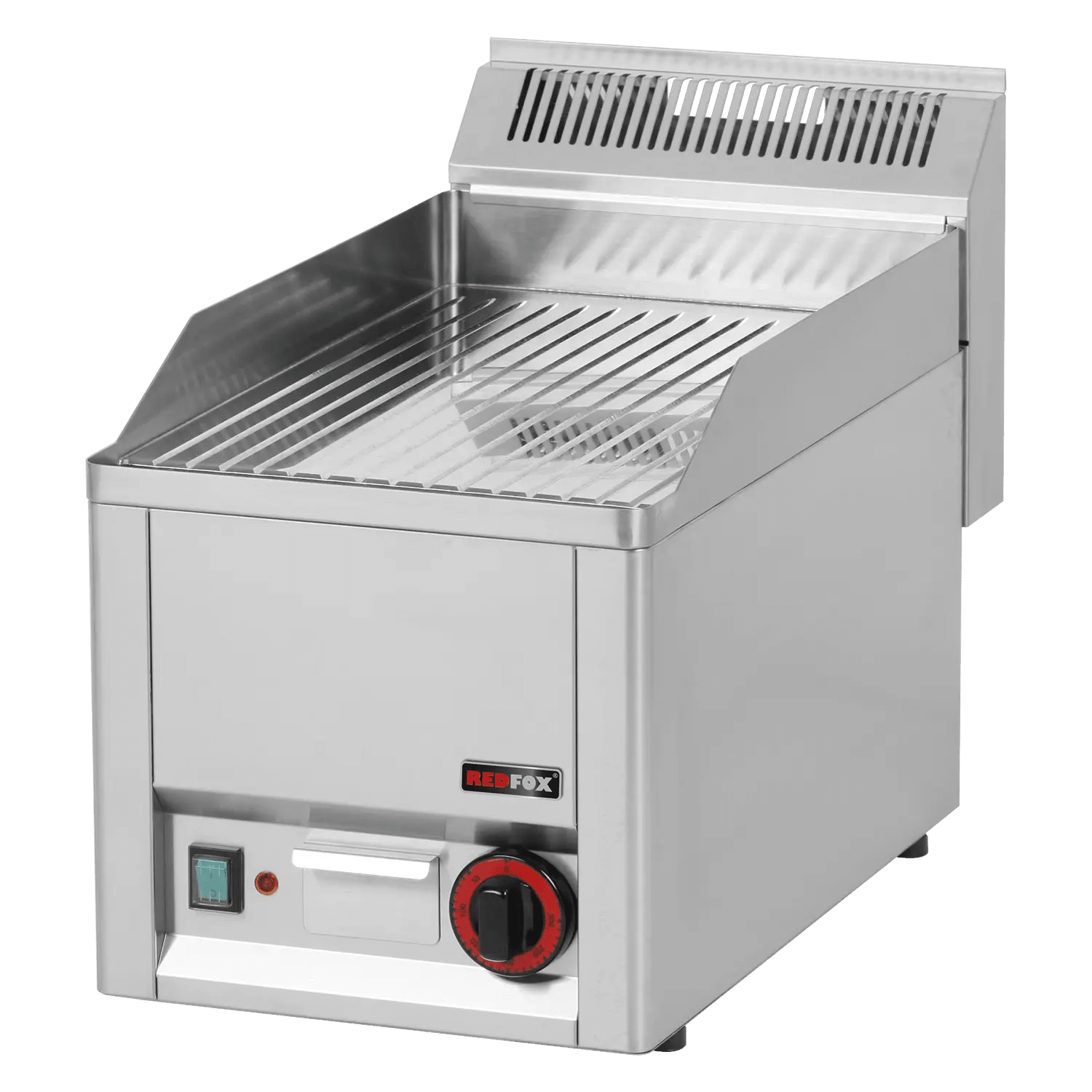 Plită 32x48 electrică cromată canelată fără dulap 230 V
