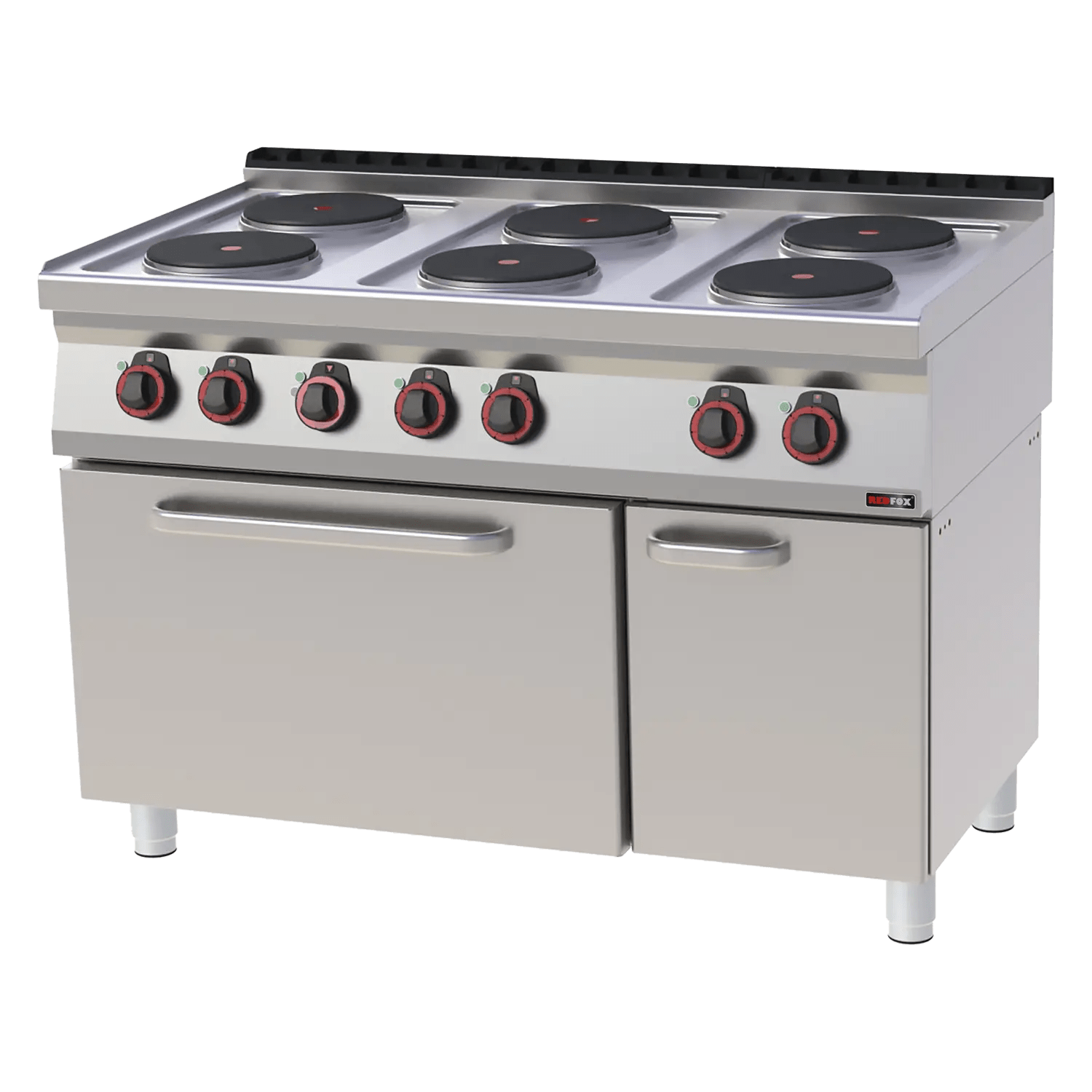 Mașină de gătit electrică cu cuptor electric cu convecție GN 1/1 - 6x plită 400 V
