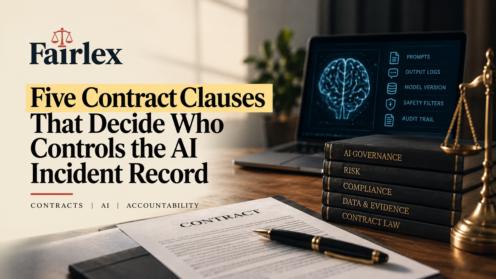 Five Contract Clauses That Decide Who Controls the AI Incident Record