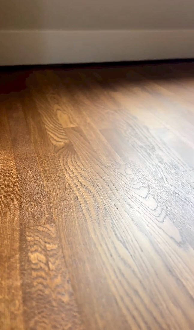 Floor after refinishing