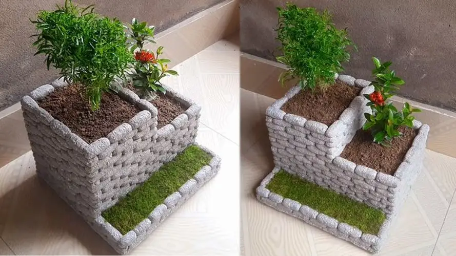Five Ways To Make Stunning Flower Pots With Concrete 9 Five Ways To Make Stunning Flower Pots With Concrete