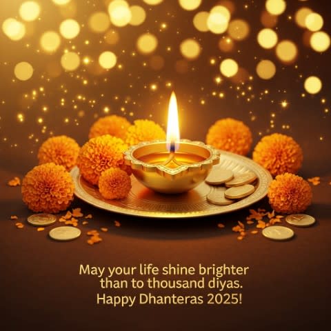 dhanteras wishes in english