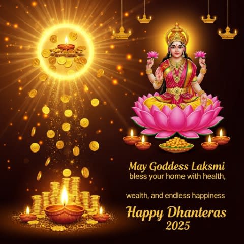 dhanteras wishes in english