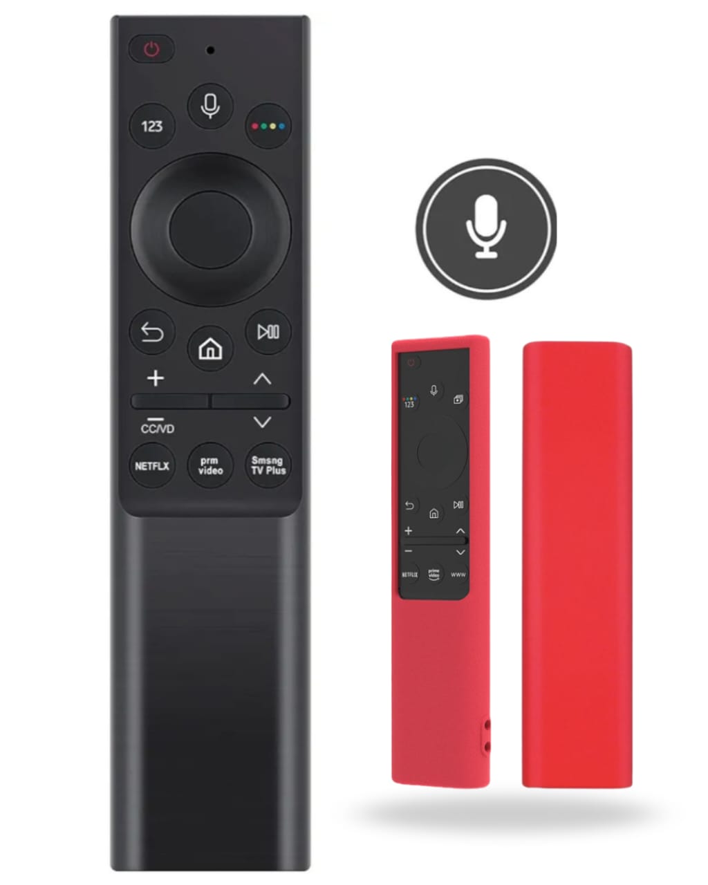 Control Remoto Para Samsung Smart Tv Bn59-01330c Con Comando De Voz + Funda