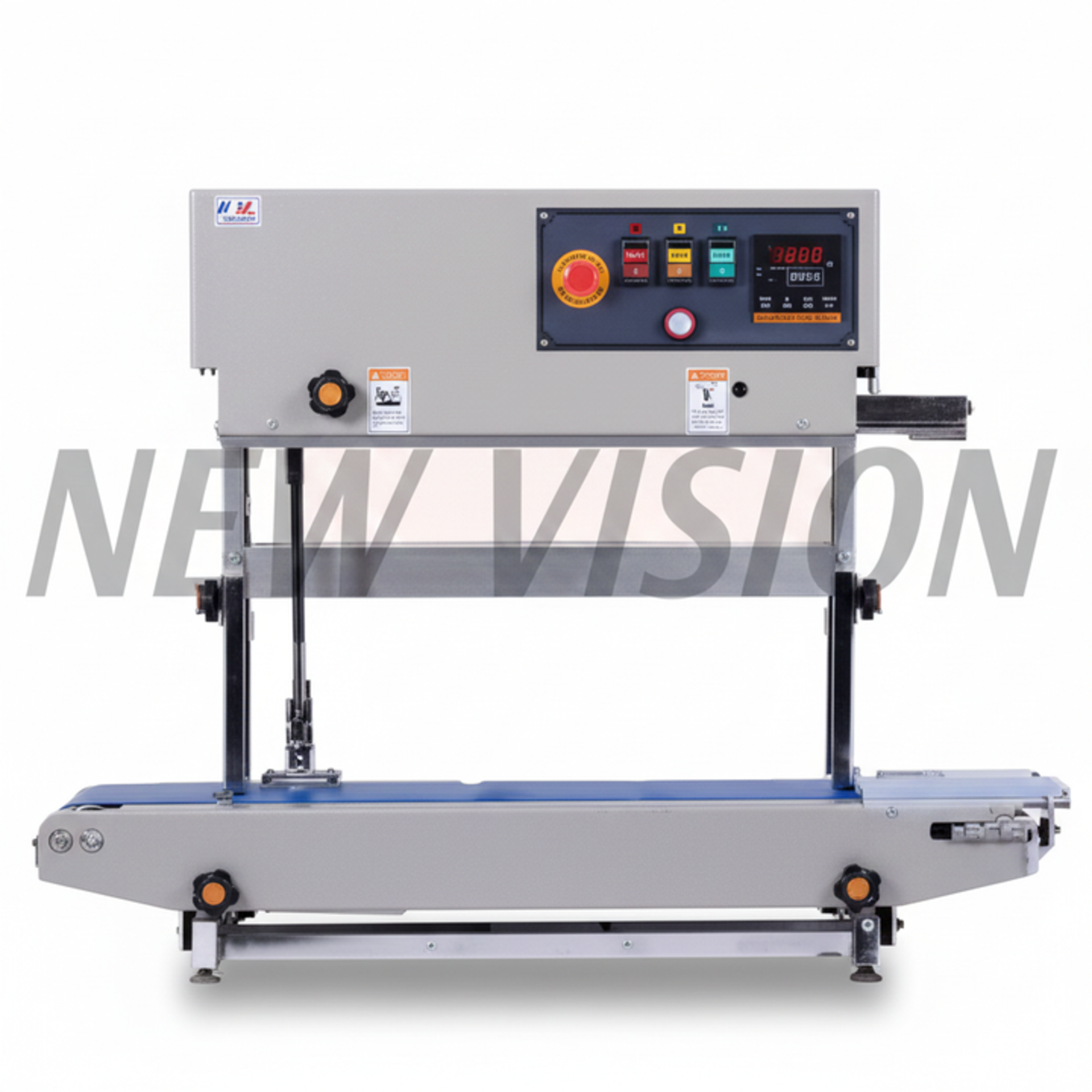 Stainless Steel Vertical Continuous Band Sealer — Sealer by New Vision Machines
