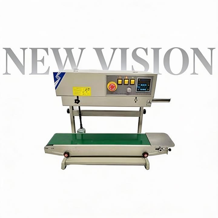 MS Vertical Continuous Band Sealer (FR-900) with Digital Temp Controller & Emergency Stop