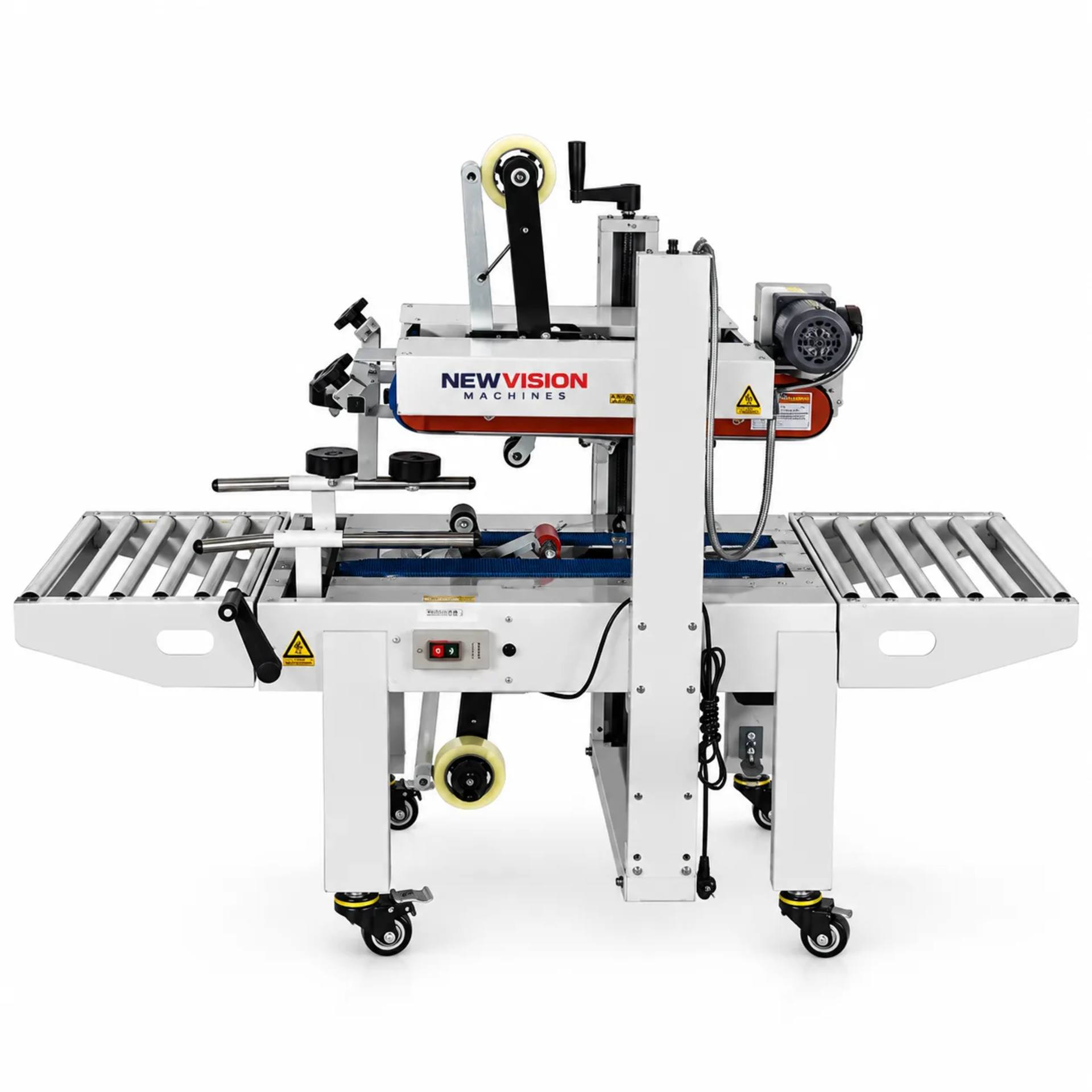 Semi Automatic Carton Sealing Machine (Top & Bottom) — Sealing Machines by New Vision Machines