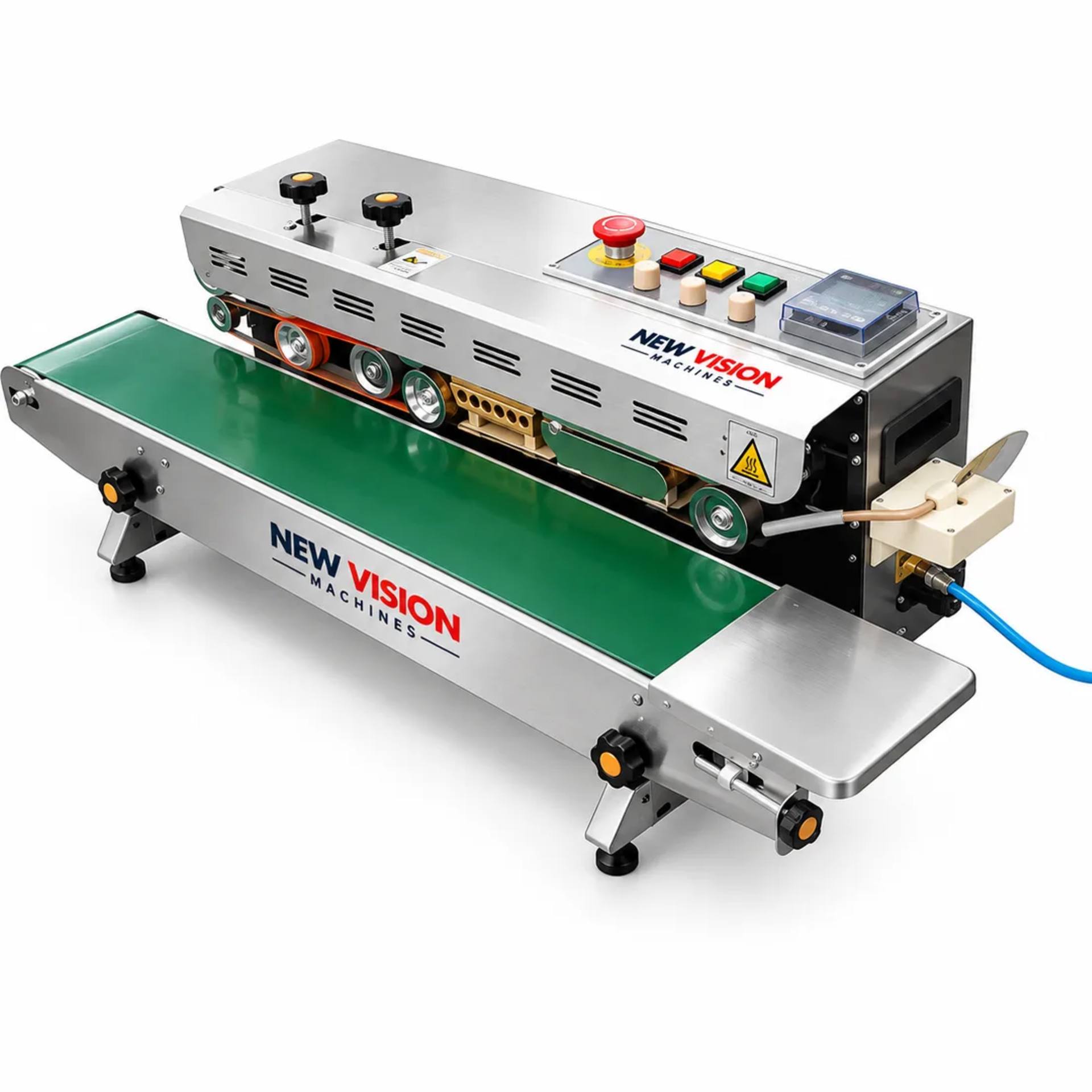 Continuous Band Sealer with Nitrogen Flushing — Sealing Machines by New Vision Machines